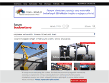 Tablet Screenshot of forum-budowlane.pl